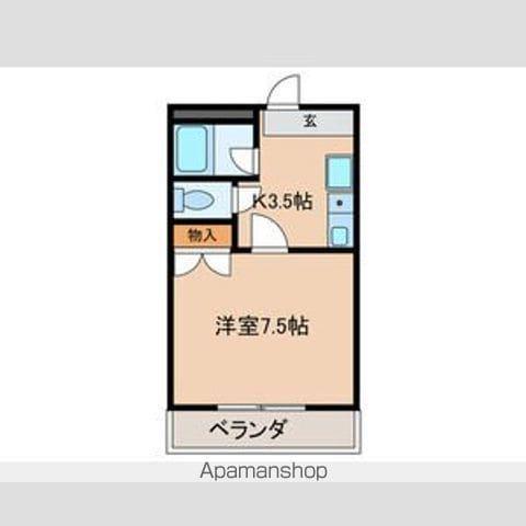 ハイツGREEN-ARPEGGIO(1K/2階)の間取り写真