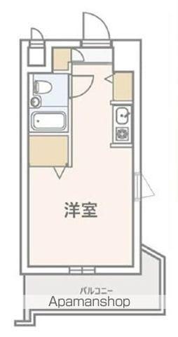 プラティーク町屋(1K/1階)の間取り写真