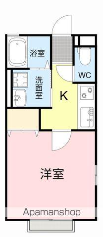 レジデンス薬師堂A(1K/1階)の間取り写真