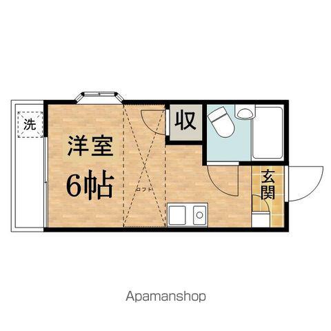 さんらいふコート(ワンルーム/2階)の間取り写真