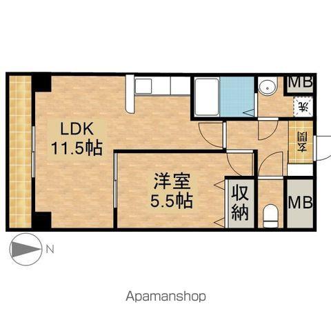 プリミエール松坂(1LDK/2階)の間取り写真