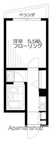 アーバンアメニティ中野(ワンルーム/2階)の間取り写真