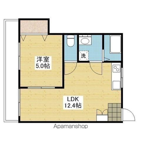アルトルーフⅡ(1LDK/4階)の間取り写真