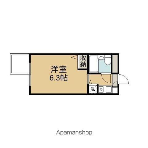 ユーレジデンス高円寺(ワンルーム/1階)の間取り写真