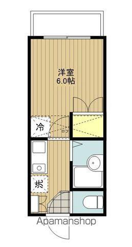 ネオタウンA(1K/1階)の間取り写真