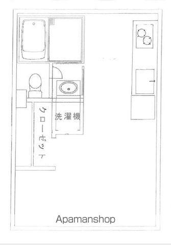 今村コーポ(1K/3階)の間取り写真