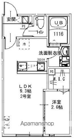 KEIAI RESIDENCE 常盤平(1LDK/1階)の間取り写真