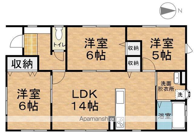 松本電気鉄道 信濃荒井駅 徒歩11分 1階建 築1年(3LDK)の間取り写真