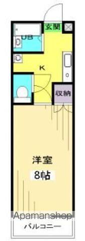 リージェント・タマイ(1K/3階)の間取り写真