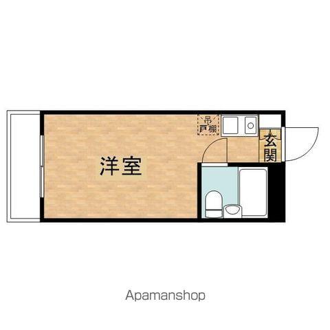 アクシイズ唐木田(ワンルーム/4階)の間取り写真