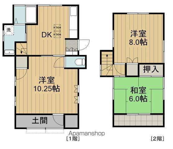 五日市線 東秋留駅 徒歩28分 2階建 築46年(3DK)の間取り写真