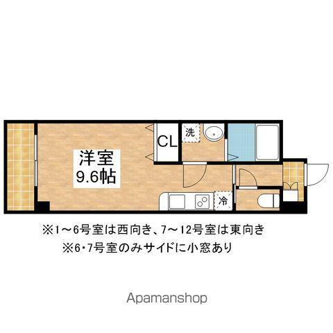 シーム・ドエル筒井(ワンルーム/5階)の間取り写真