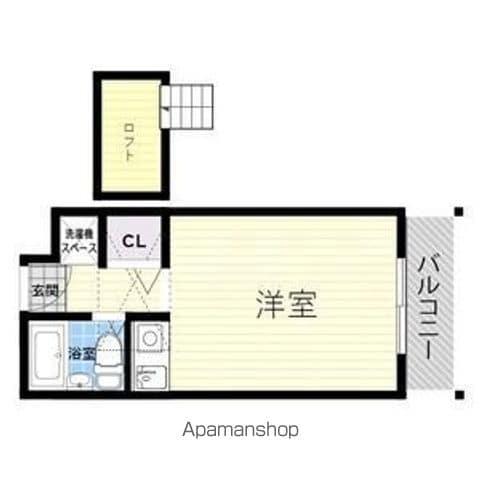 ゼンショクビル(ワンルーム/3階)の間取り写真