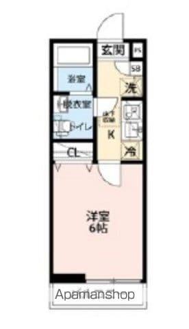 エクセラン上本郷Ⅱ(1K/2階)の間取り写真