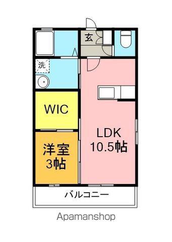 SEGURA笹木野(1LDK/1階)の間取り写真