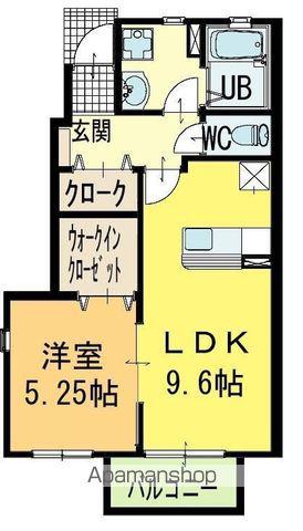 ファインプレイス 2.3(1LDK/2階)の間取り写真