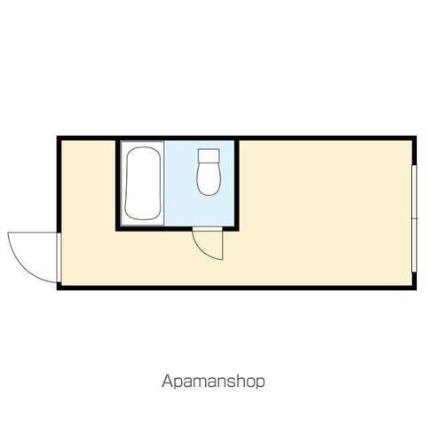 松山学生会館(ワンルーム/3階)の間取り写真