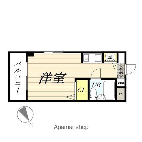 ウインベルソロ川崎第11(ワンルーム/6階)の間取り写真