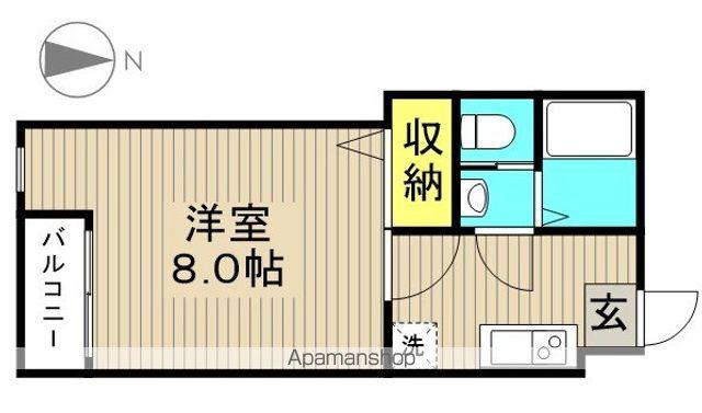 アラウィーゴ(1K/3階)の間取り写真