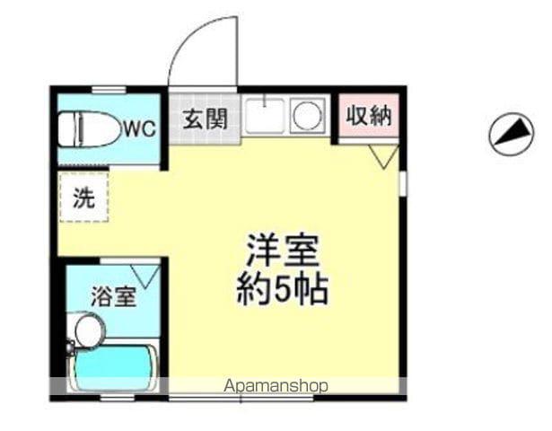 LUMIERE(ワンルーム/1階)の間取り写真