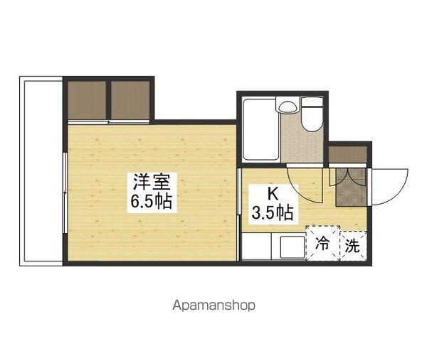 プレアール己斐(1K/1階)の間取り写真