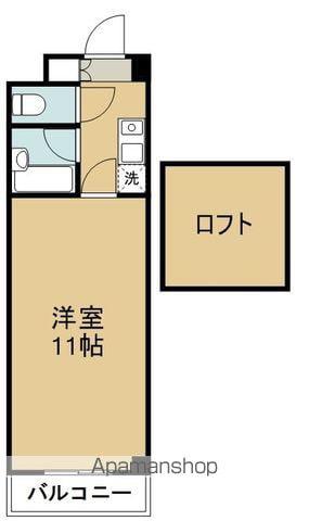 バリュー大和町(1K/9階)の間取り写真