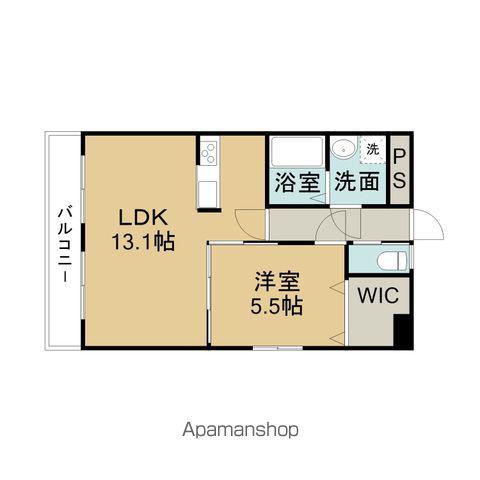 第9渡邊ビル(1LDK/3階)の間取り写真