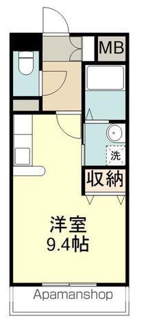 HAUSE.A.宮町(1K/2階)の間取り写真