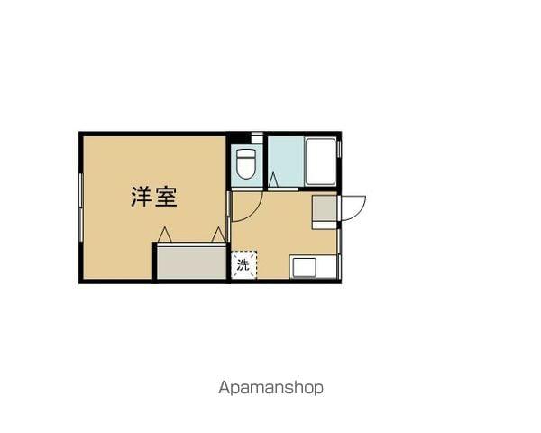 シティハイムヒロA棟(1K/1階)の間取り写真