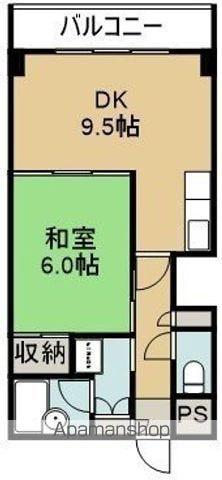 フラットフォレスト2(1DK/1階)の間取り写真