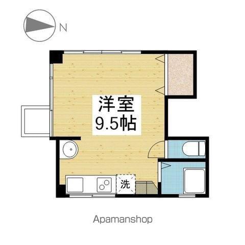 レイス三番町(ワンルーム/5階)の間取り写真