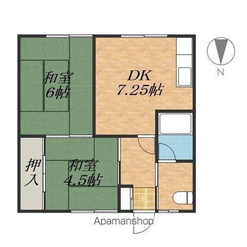 マインハイツ913(2DK/2階)の間取り写真