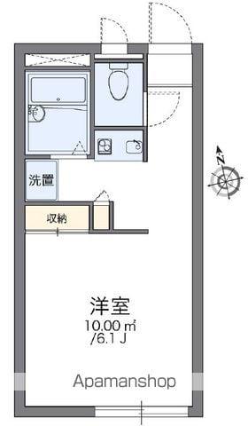 レオパレスCOMODO・K(1K/1階)の間取り写真