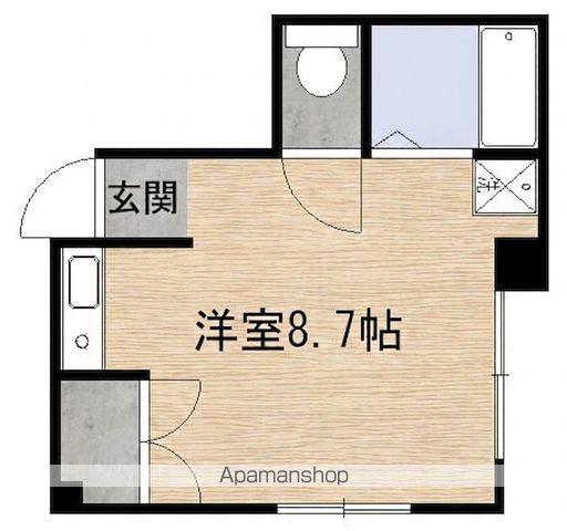 ブリアンハイム堀田(ワンルーム/2階)の間取り写真