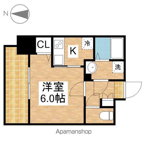 エスリードレジデンス上前津フロント(1K/9階)の間取り写真