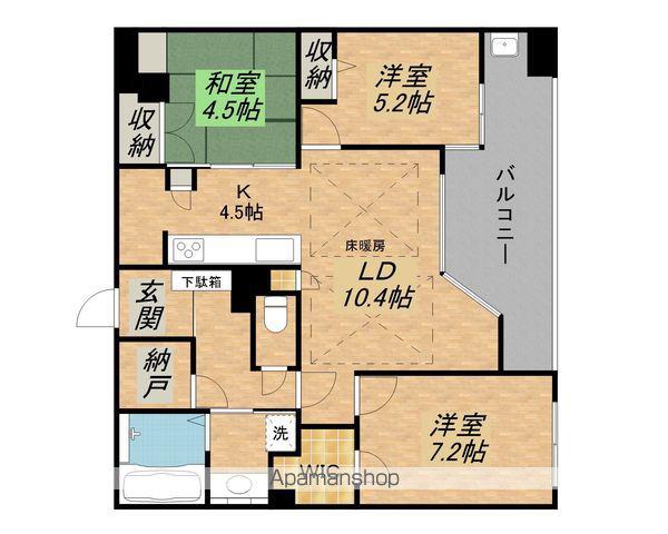 アメニティ南草津Ⅷ(3SLDK/3階)の間取り写真