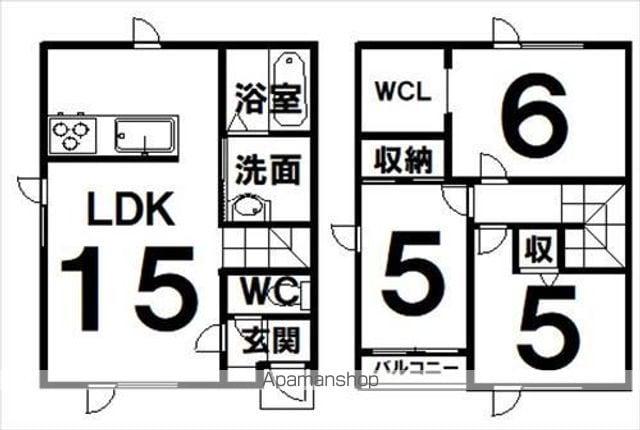 ソレイユ３１５(3LDK)の間取り写真