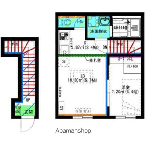 RADIANCE大府Ⅱ(1LDK/2階)の間取り写真