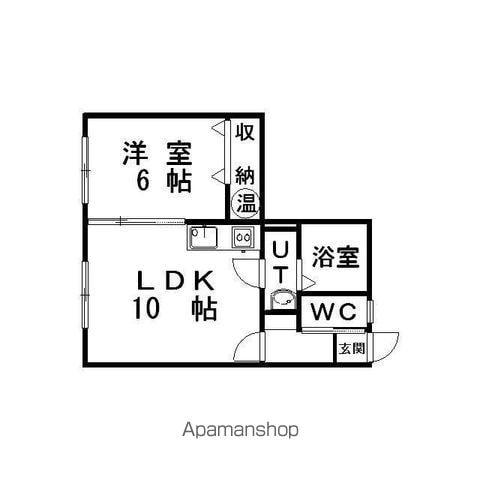 07レジェンド(1LDK/1階)の間取り写真