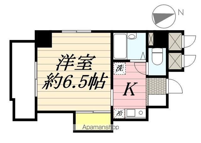 アイエスエイ新検見川ビル(1K/5階)の間取り写真