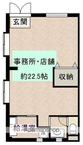 ロイヤルガーデン上福岡(ワンルーム/1階)の間取り写真