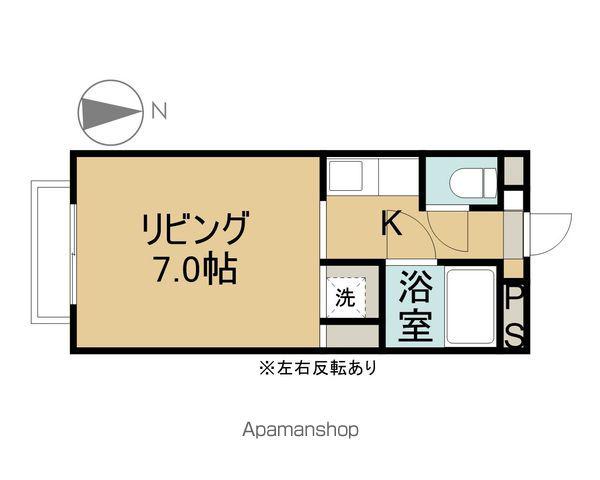 レジデンスKURASAWA(1K/3階)の間取り写真