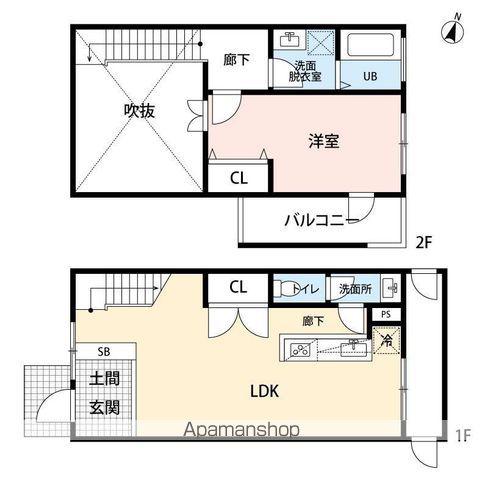 ＫＡＳＨＩＷＡＮＯＨＡ　ＨＹＧＧＥ(1LDK)の間取り写真