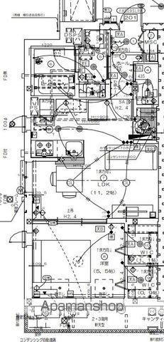 メゾン・クール(1LDK/2階)の間取り写真