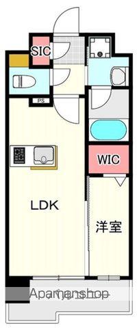 クラス平尾(1LDK/11階)の間取り写真