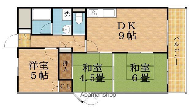 エヌエムセーズ(3DK/6階)の間取り写真