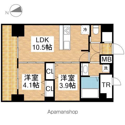 プレサンス上前津ディアシス(2LDK/15階)の間取り写真