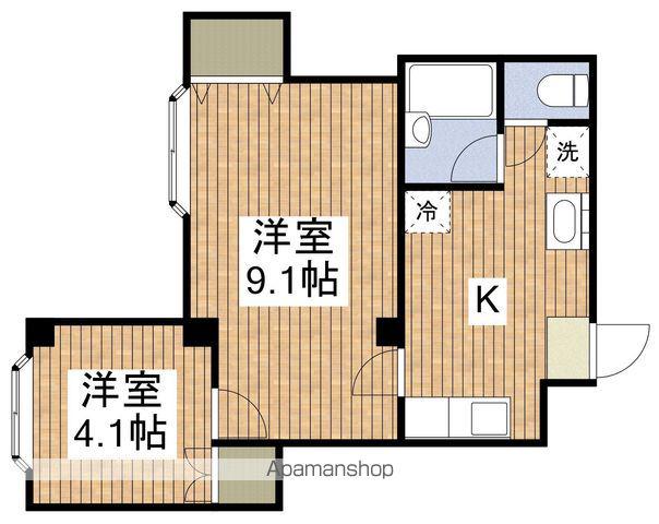 ファミールヴィラ東出来島(2K/2階)の間取り写真