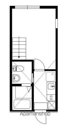 AKメゾン南太田(1K/2階)の間取り写真