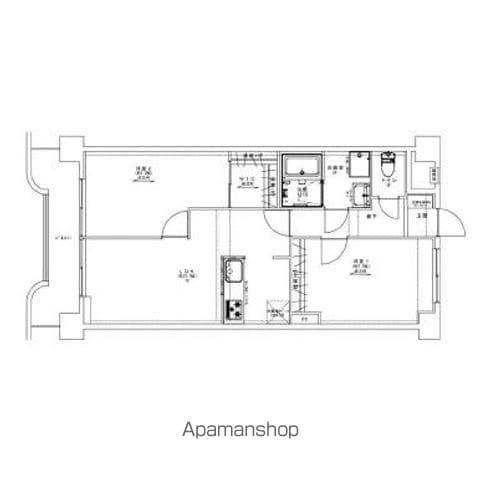 NOIE旭橋(2LDK/5階)の間取り写真